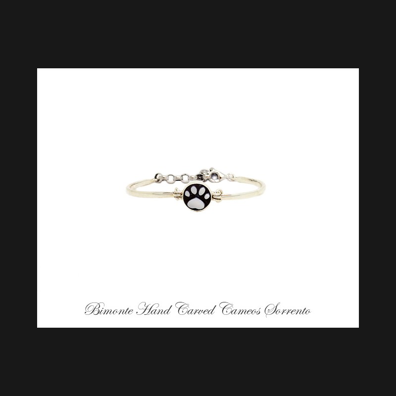 ''Paw'' Cameo Cuff Bracelet