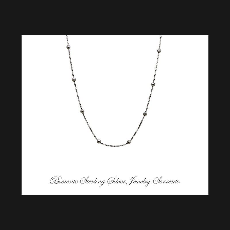 ''Palline'' Sterling Silver Chain