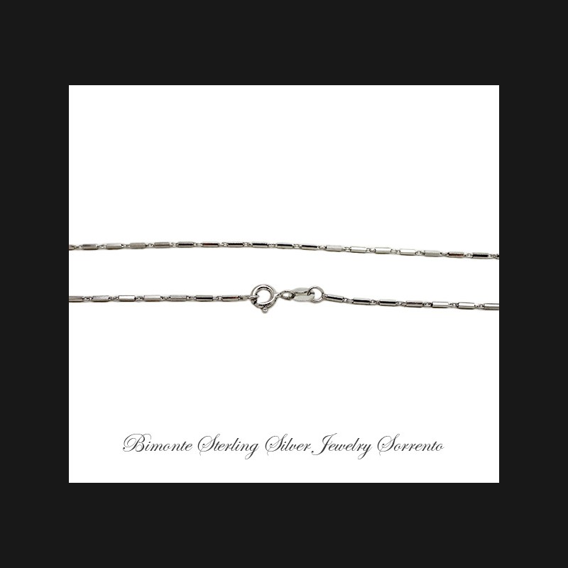 ''Liscia'' Sterling Silver Chain