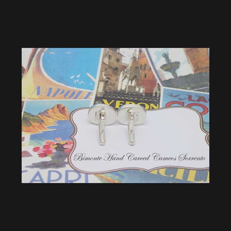 ''Seahorse'' Cameo Cufflinks