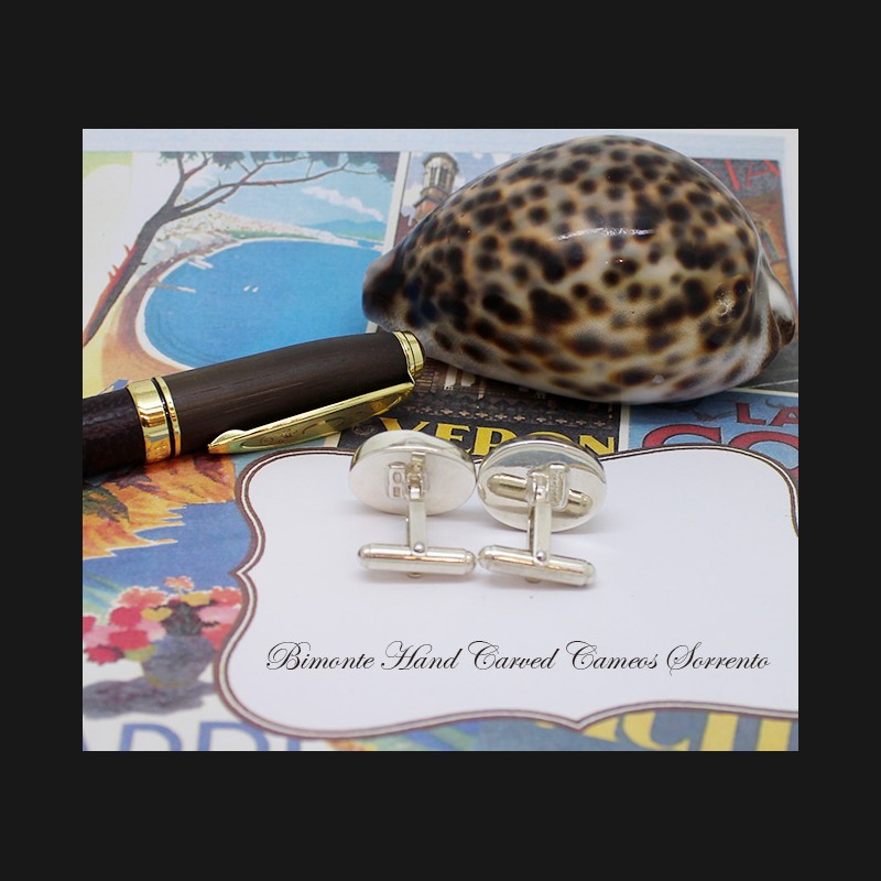 ''Horses'' Cameo Cufflinks