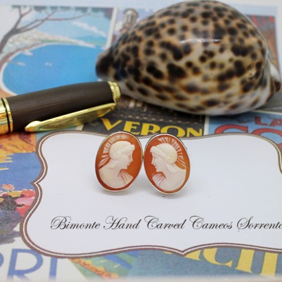 ''Athena'' Cameo Cufflinks