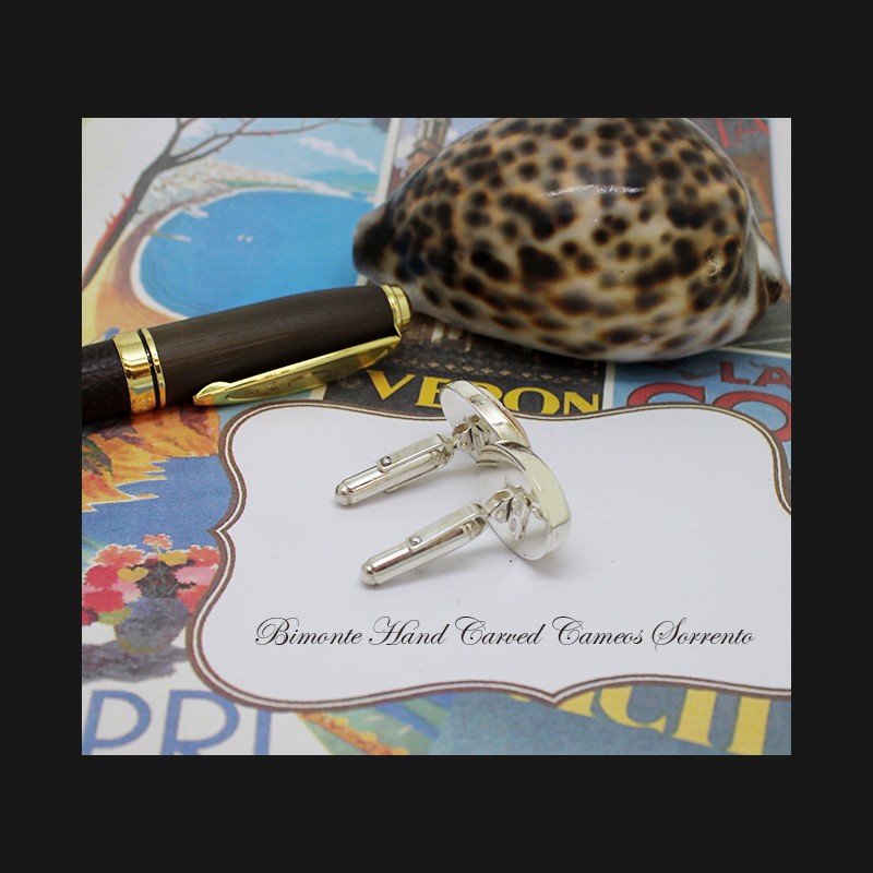 ''Athena'' Cameo Cufflinks