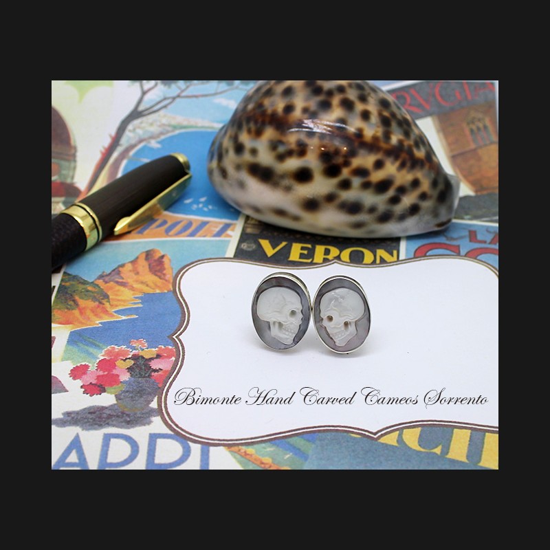''Memento Mori'' Cameo Cufflinks
