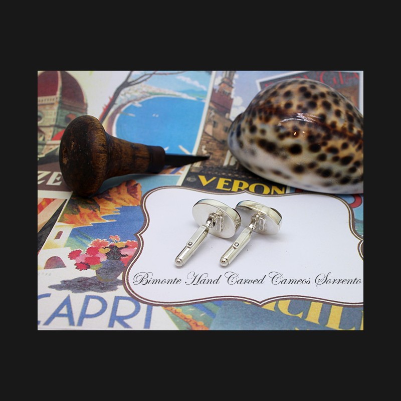 ''Marte'' Cameo Cufflinks