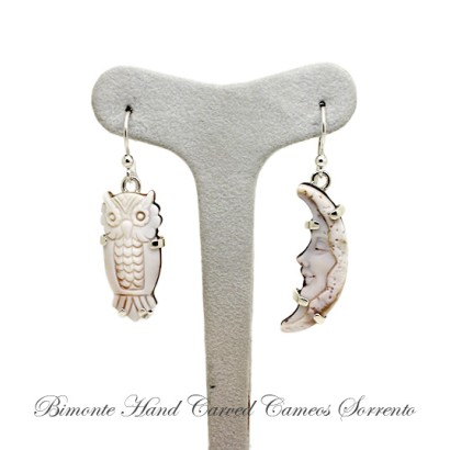 ''Night'' Cameo Earrings