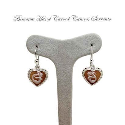 ''Siren of Sorrento'' Cameo Earrings