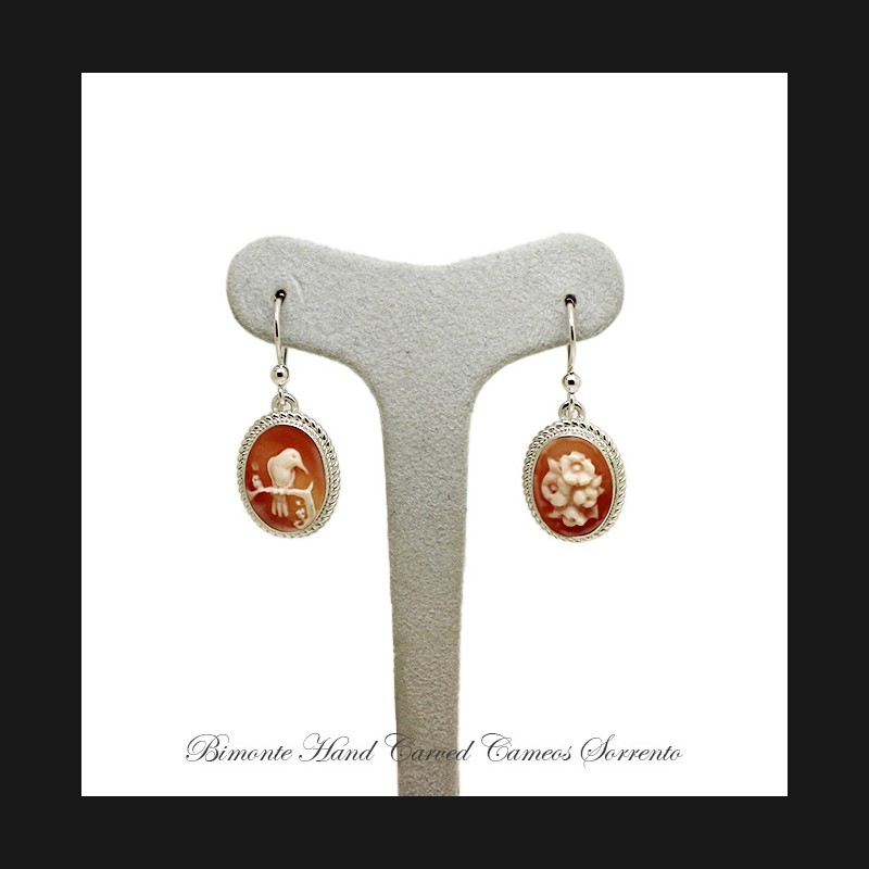 ''Natura'' Cameo Earrings