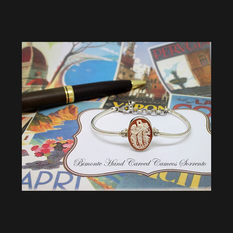 ''Three Graces'' Cameo Bracelet