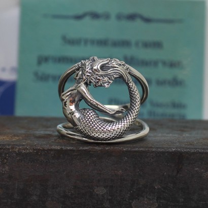"La Sirena di Sorrento" Silver Ring
