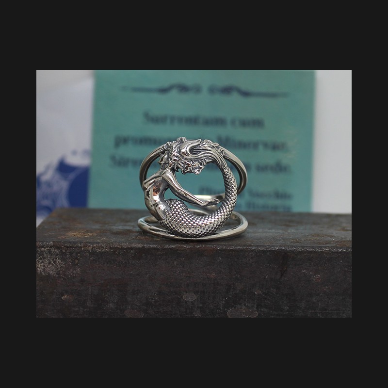 "La Sirena di Sorrento" Silver Ring