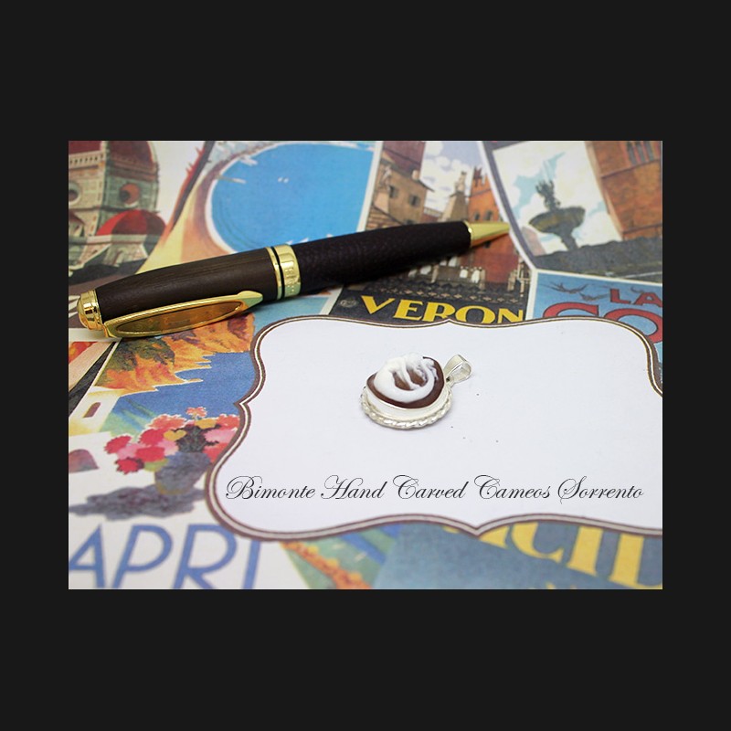 ''Siren of Sorrento'' Cameo Pendant
