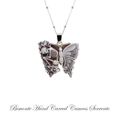 ''Memento Mori'' Cameo Necklace