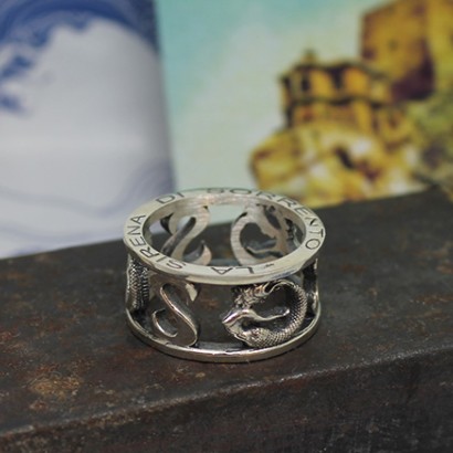 "Sirena" Sterling Silve Ring