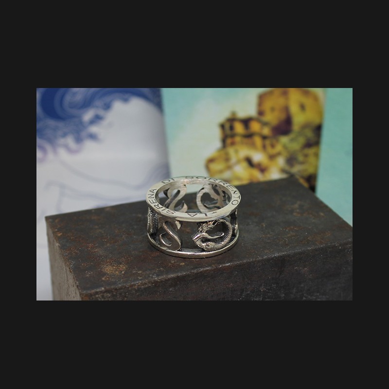 "Sirena" Sterling Silve Ring