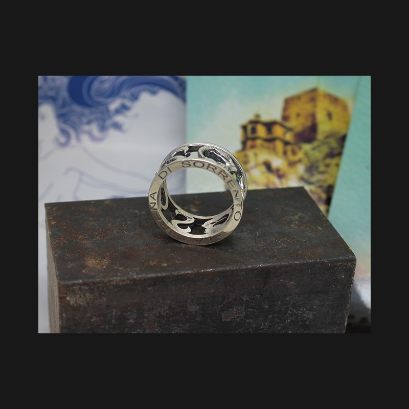 "Sirena" Sterling Silve Ring