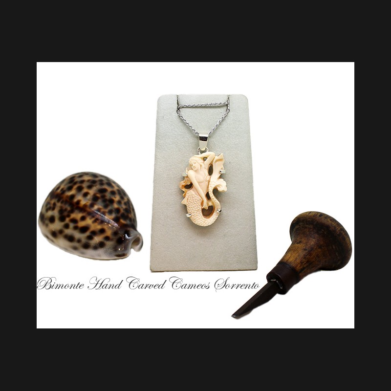 ''Mermaid'' Cameo Necklace