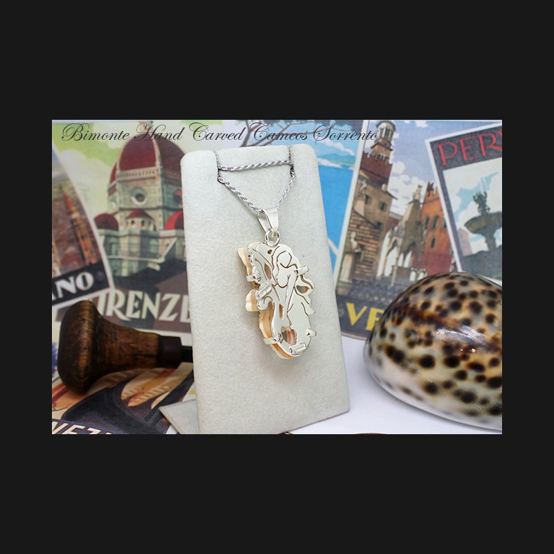 ''Mermaid'' Cameo Necklace