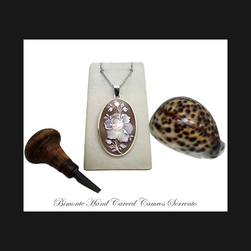 ''Rosa'' Cameo Necklace