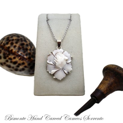 ''Rosa'' Cameo Pendant
