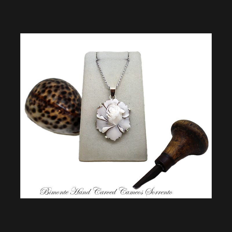 ''Rosa'' Cameo Pendant