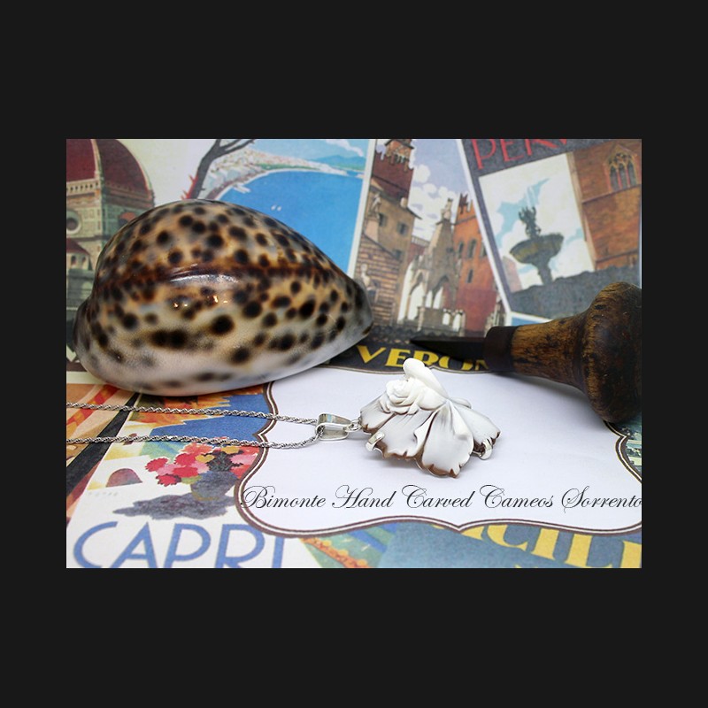 ''Rosa'' Cameo Pendant