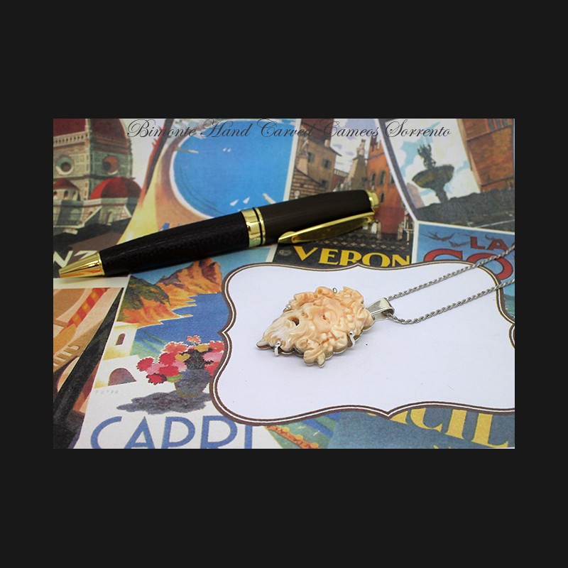 ''Baccus'' Cameo Necklace