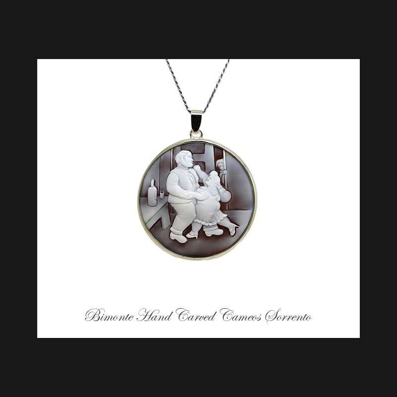 ''Botero'' Cameo Necklace
