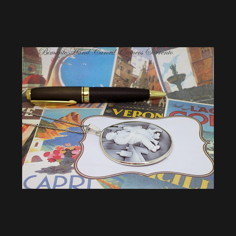 ''Botero'' Cameo Necklace