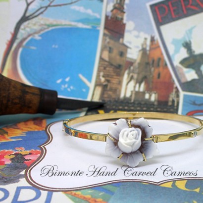 ''Rose'' Cameo Bracelet