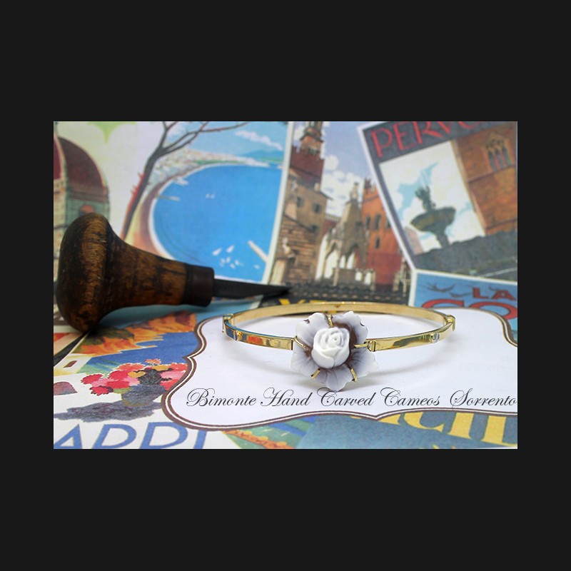 ''Rose'' Cameo Bracelet