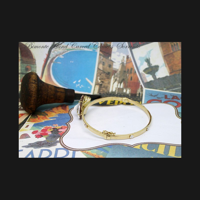 ''Rose'' Cameo Bracelet