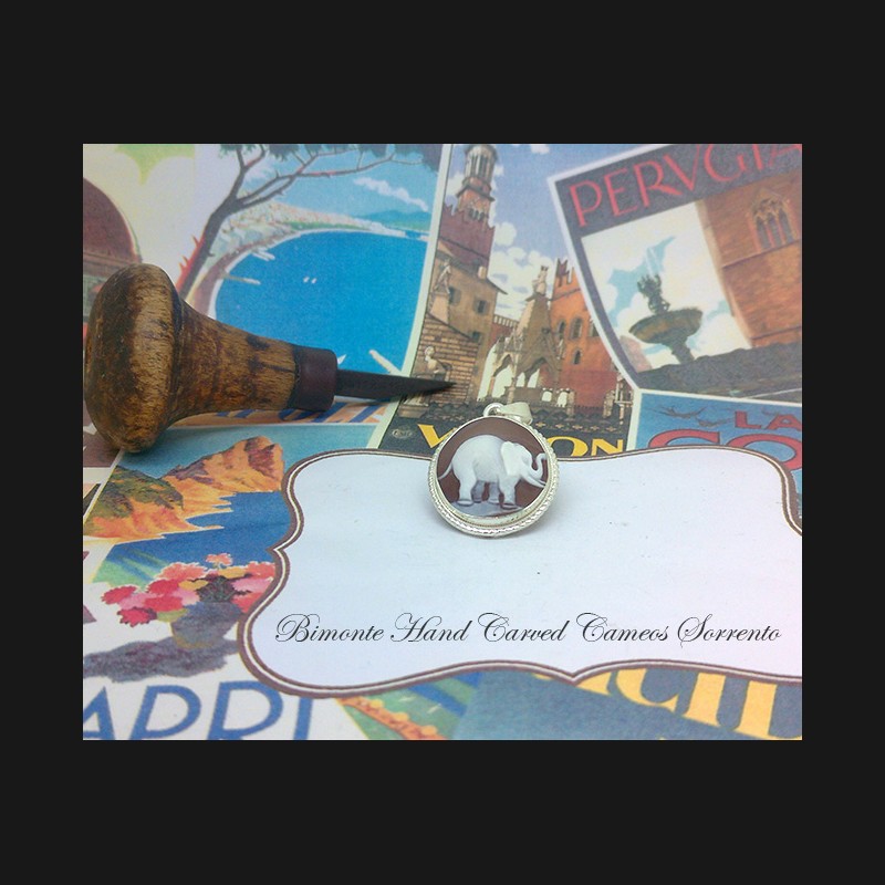 ''Elephant'' Cameo Pendant