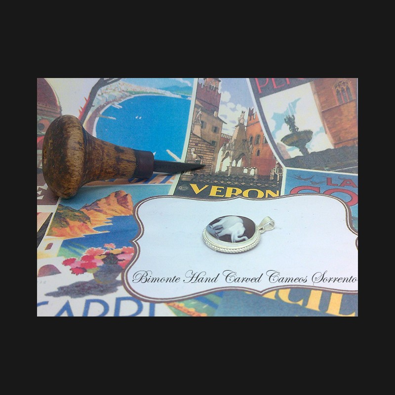 ''Elephant'' Cameo Pendant