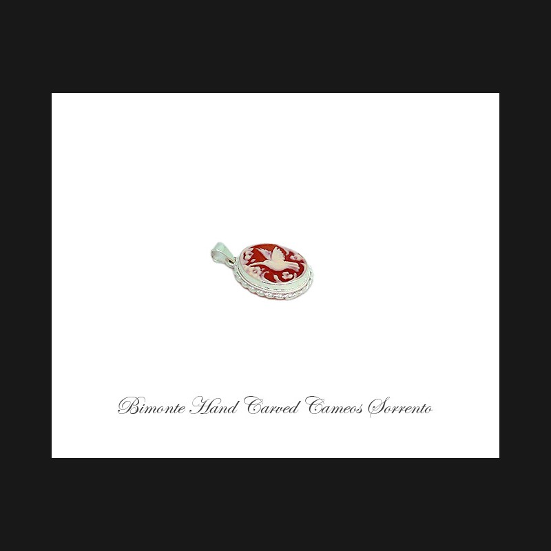 ''Hummingbird'' Cameo Pendant