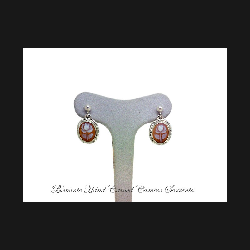 ''Rosa'' Cameo Earrings