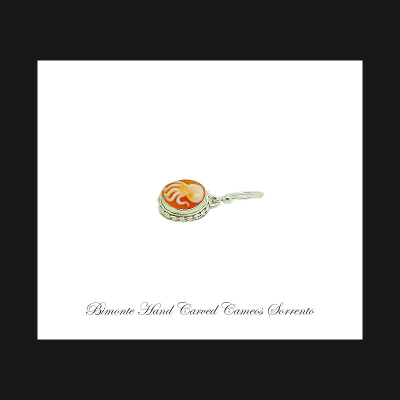 ''Octopus'' Cameo Earrings