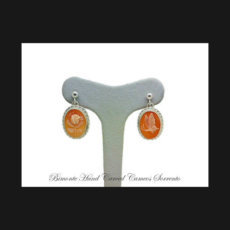 ''Natura'' Cameo Earrings