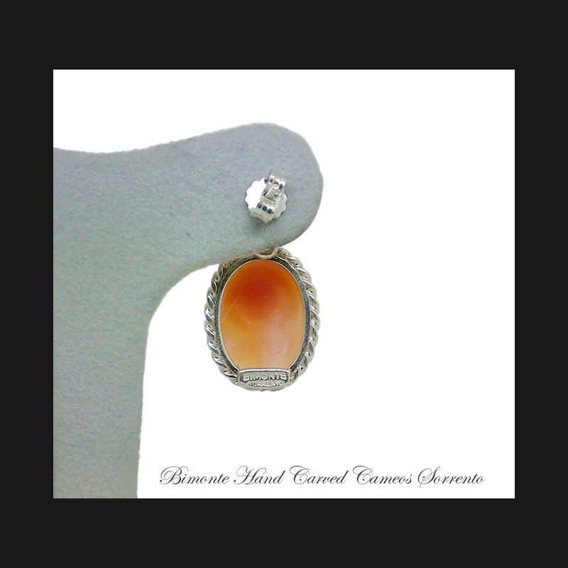 ''Natura'' Cameo Earrings