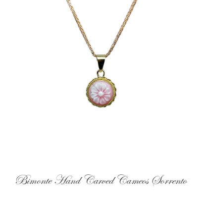 ''Flower of Joy'' Cameo Necklace