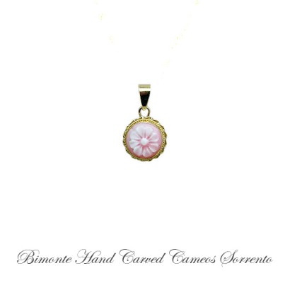 ''Flower of Joy'' Cameo Pendant
