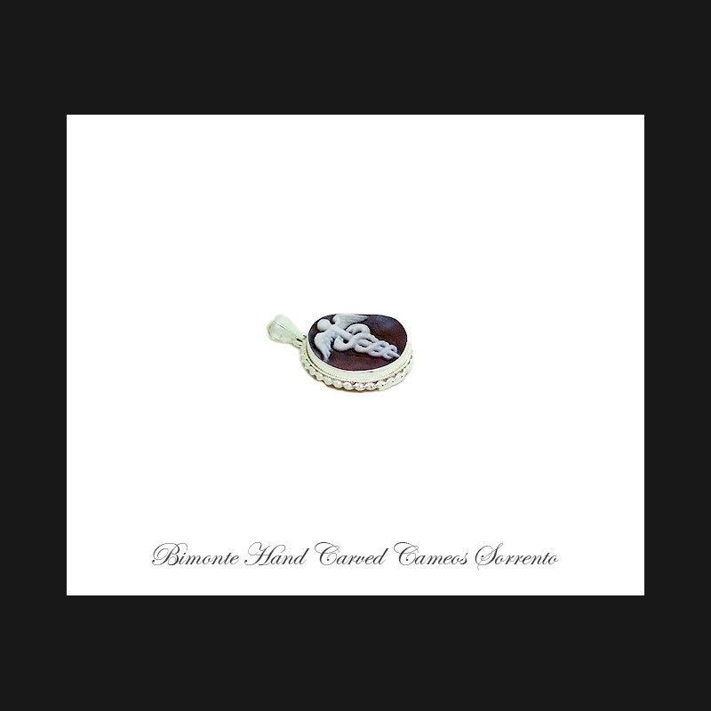 ''Caduceus'' Cameo Pendant