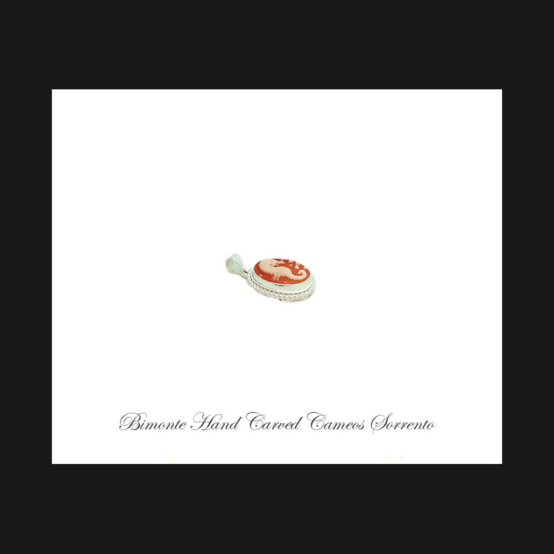 ''Seahorse'' Cameo Pendant