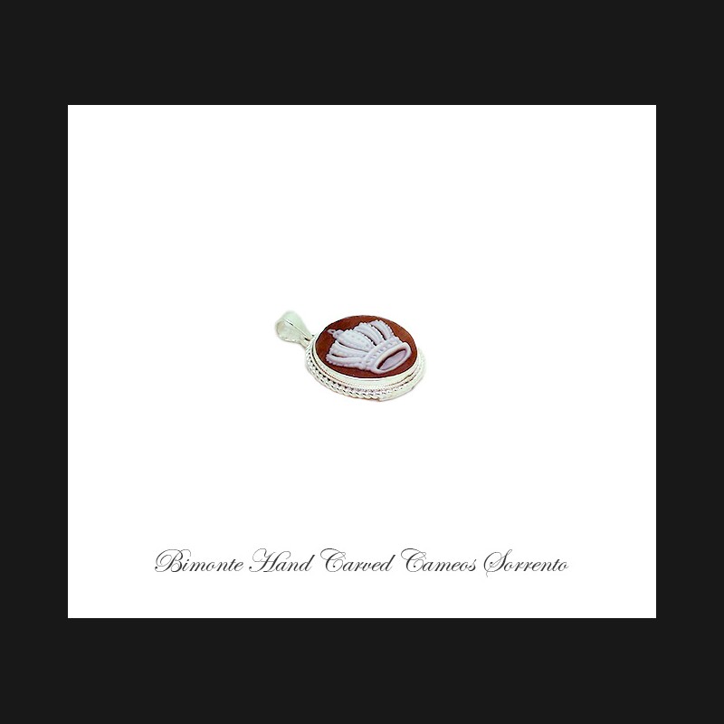 ''Crown'' Cameo Pendant