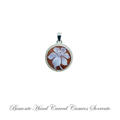 ''Lily'' Cameo Pendant