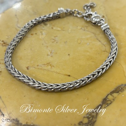 "Coda" Sterling silver bracelet