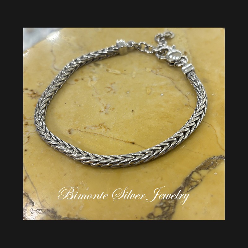 "Coda" Sterling silver bracelet