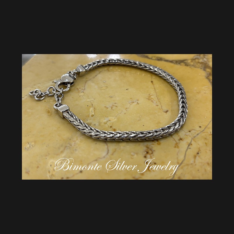 "Coda" Sterling silver bracelet