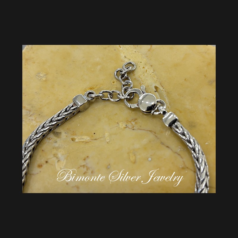 "Coda" Sterling silver bracelet