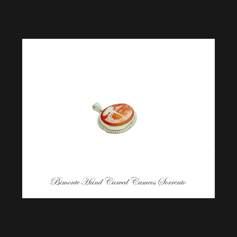 ''Bay of Naples'' Cameo Pendant
